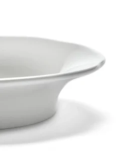 Serax Silhouette deep side plate M Ø15 cm 4-pack, White Best
