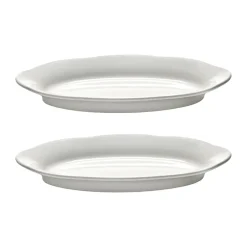 Serax Silhouette oval deep plate S 10x18.5 cm 2-pack, White Best