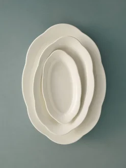 Serax Silhouette oval deep plate S 10x18.5 cm 2-pack, White Best