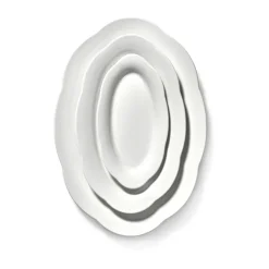 Serax Silhouette oval deep plate S 10x18.5 cm 2-pack, White Best