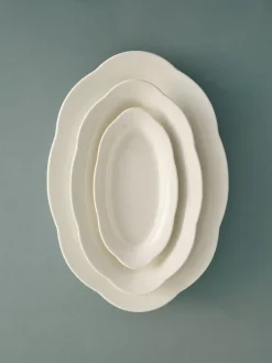 Serax Silhouette oval deep plate S 10x18.5 cm 2-pack, White Best