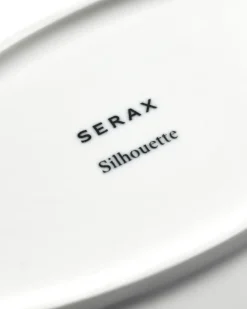 Serax Silhouette oval deep plate L 21x30 cm 2-pack, White Sale