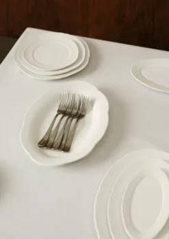 Serax Silhouette oval deep plate L 21x30 cm 2-pack, White Sale