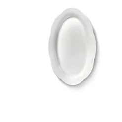 Serax Silhouette oval deep plate M 15x24.5 cm 2-pack, White New