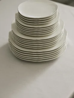Serax Silhouette plate S Ø20.6 cm 4-pack, White Clearance