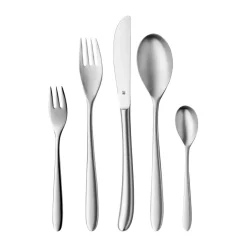WMF Silk cutlery set, cromargan, polished, 60 parts Silver-coloured