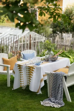 Almedahls Sill oilcloth by the metre, Ochre Yellow Discount