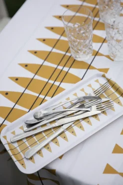 Almedahls Sill oilcloth 145x220 cm, Ochre Yellow Discount