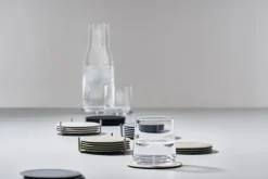 Zone Denmark Singles coaster 6-pack with holder, Warm Grey Best