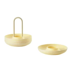 Zone Denmark Singles egg cup 4-pack with holder, Limestone Yellow Discount