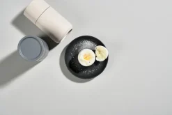 Zone Denmark Singles egg cup 4-pack with holder, Black Outlet