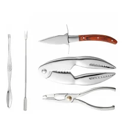 Dorre Skai sea food set 15 pieces, Stainless steel Silver-coloured Online