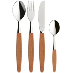Skaugum of Norway Skaugum gift set cutlery 4 pieces, Ecco Teak Brown Clearance