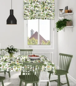 Arvidssons Textil Skogsliv oilcloth, Green Outlet