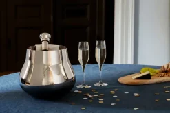Georg Jensen Sky champagne- and wine cooler 7.5 L, Stainless steel Silver-coloured Discount