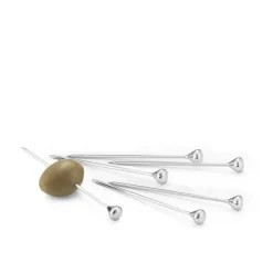 Georg Jensen Sky cocktail stick 6-pack, Stainless steel Silver-coloured