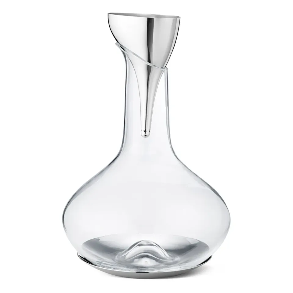 Georg Jensen Sky decanter with filter, Stainless steel Silver-coloured Sale