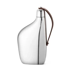 Georg Jensen Sky hip flask, Stainless steel Silver-coloured Online