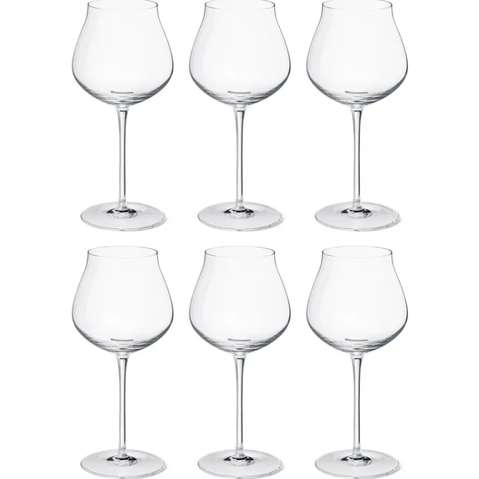 Georg Jensen Sky red wine glass 50 cl 6-pack, crystalline Transparent Best