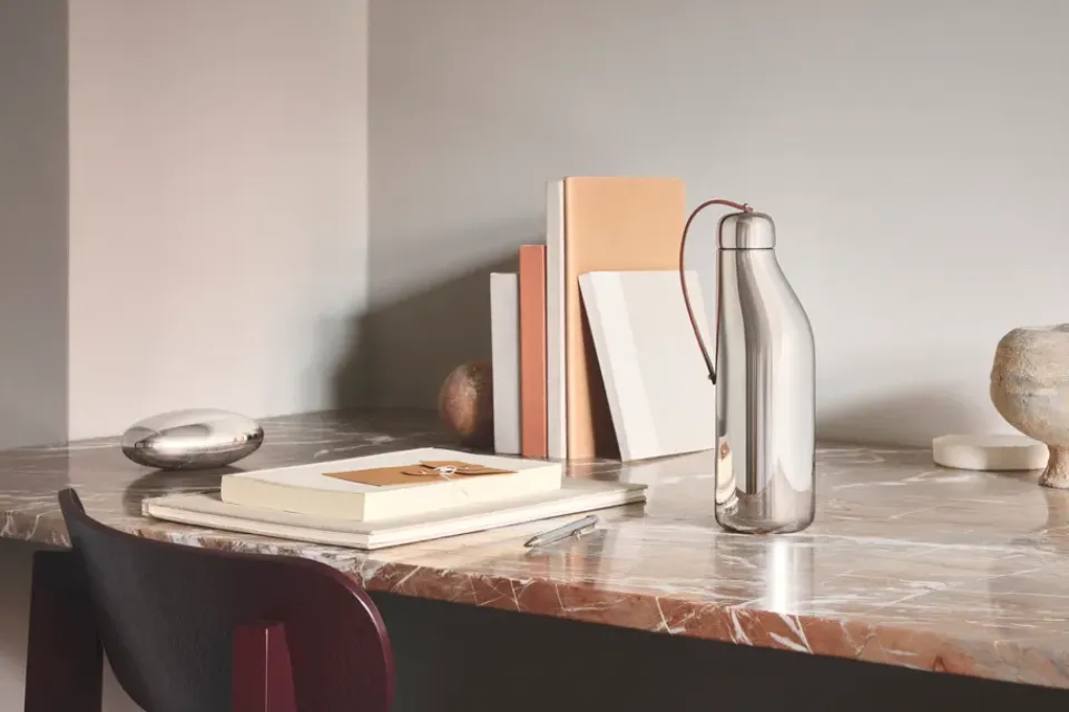 Georg Jensen Sky water bottle 50 cl, Stainless steel Silver-coloured Clearance