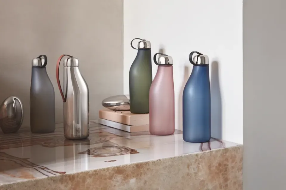 Georg Jensen Sky water bottle 50 cl, Stainless steel Silver-coloured Clearance