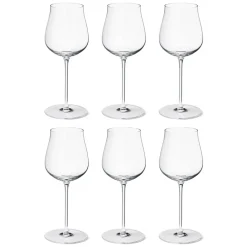 Georg Jensen Sky white wine glass 35 cl 6-pack, crystalline Transparent Discount
