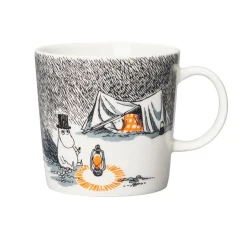 Moomin Arabia Sleep tight Moomin mug, 30 cl GreyBlack Hot