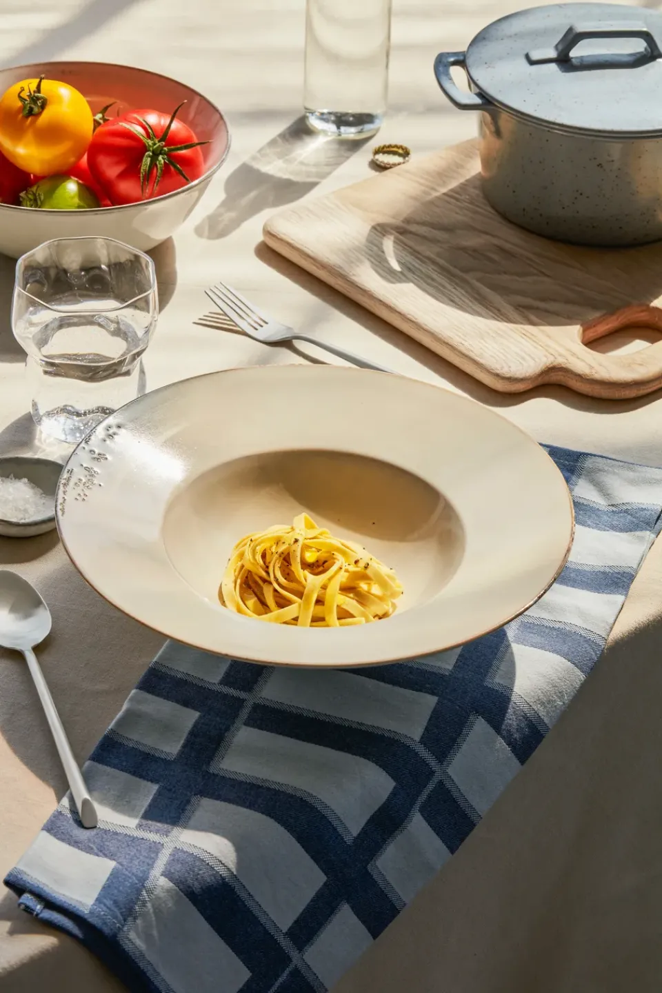 Broste Copenhagen Sletten fork, Full satin forged Silver-coloured New