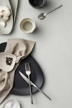 Broste Copenhagen Sletten fork, Full satin forged Silver-coloured New