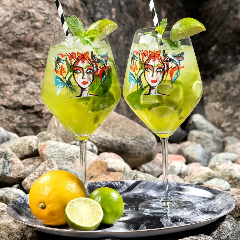 Carolina Gynning Slice of Life wine glass, 75 cl Multi New