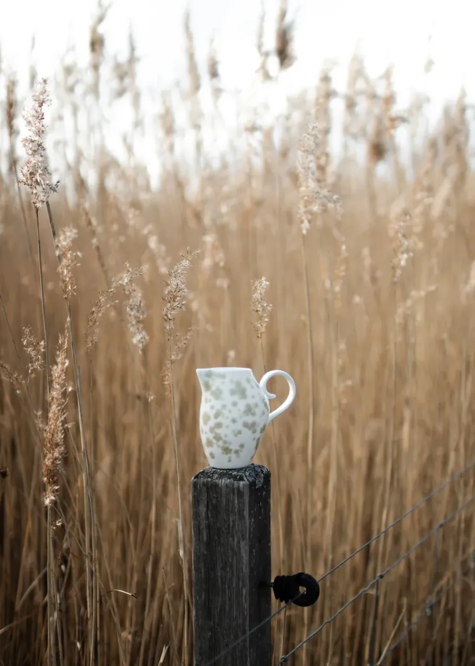 Wik & Walsøe Slåpeblom jug 25 cl, Green GreenMulti Online
