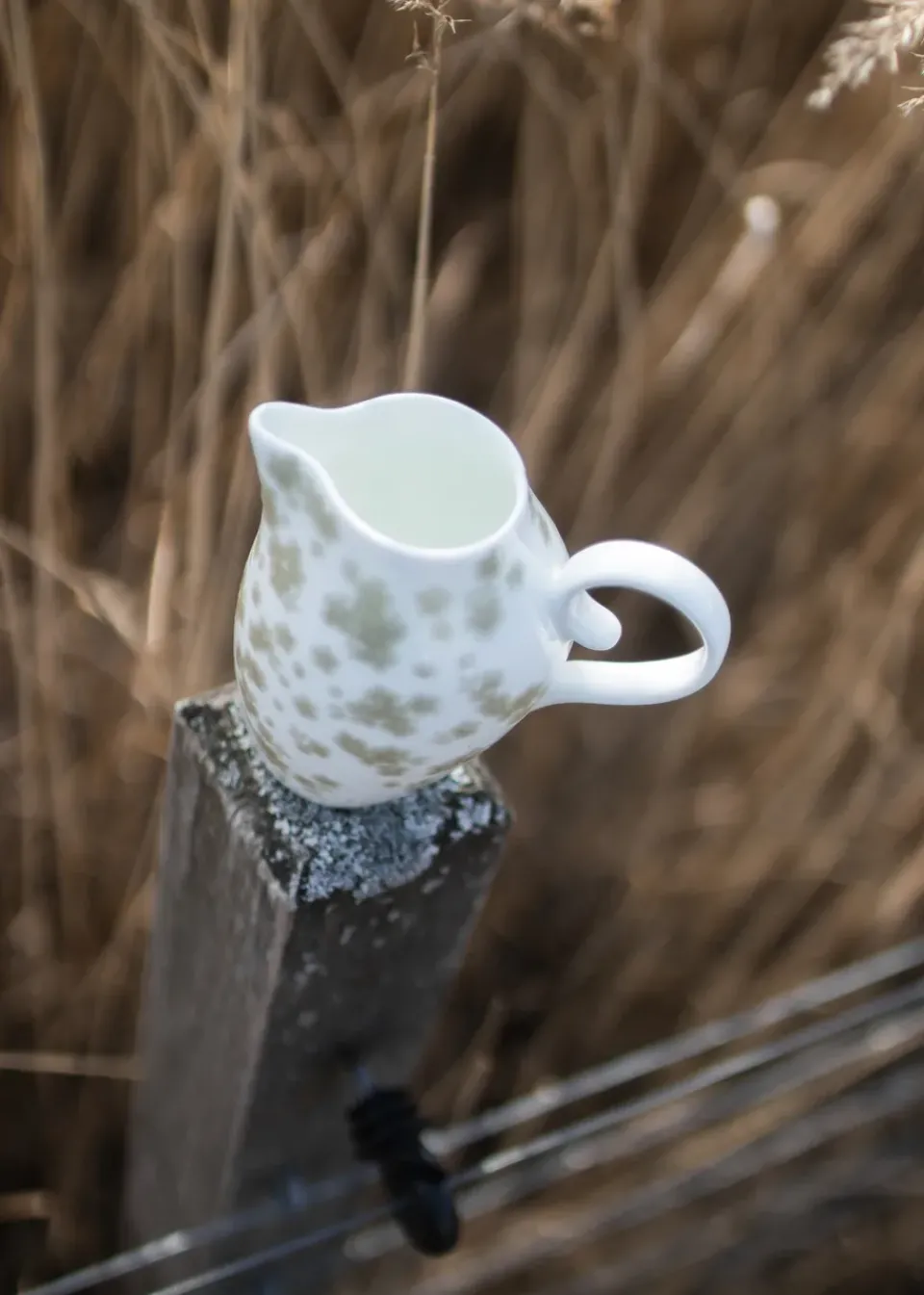 Wik & Walsøe Slåpeblom jug 25 cl, Green GreenMulti Online