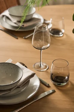 Broste Copenhagen Smoke drinking glasses, 35 cl GreyTransparentBlack Sale