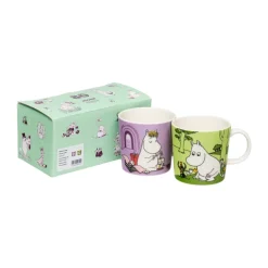 Moomin Arabia Snorkmaiden & Moomintroll Moomin Mug 2 pieces, 30 cl Multi