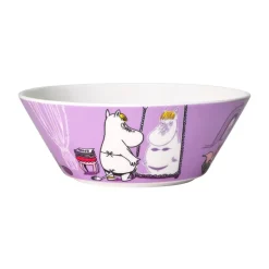 Moomin Arabia Snorkmaiden Moomin bowl, Purple Hot