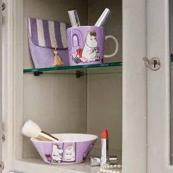 Moomin Arabia Snorkmaiden Moomin bowl, Purple Hot