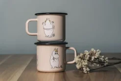 Muurla Snorkmaiden Retro enamel mug 37 cl, Beige BeigeMulti New