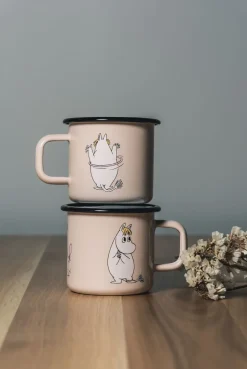 Muurla Snorkmaiden Retro enamel mug 37 cl, Beige BeigeMulti New