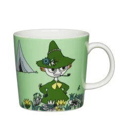 Moomin Arabia Snufkin Moomin mug, Green Outlet