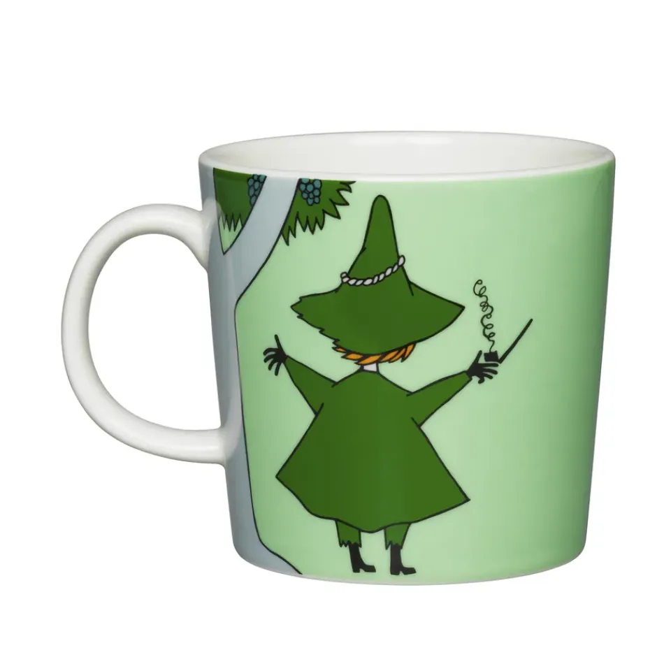 Moomin Arabia Snufkin Moomin mug, Green Outlet