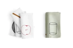 HAY Sobremesa linnen napkin 45x45 cm 4-pack, White Outlet