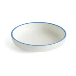 HAY Sobremesa serving bowl L Ø25 cm, White-blue BlueWhite Sale