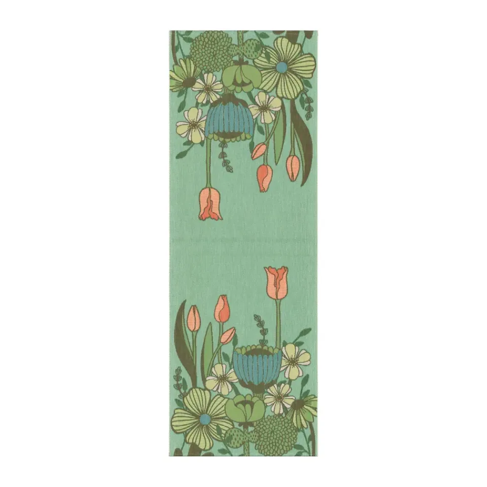 Ekelund Linneväveri Soft table runner 35x100 cm, Green Outlet