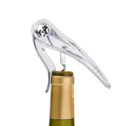 L'Atelier du Vin Soft machine crystal wine opener, Silver Silver-coloured