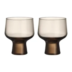 Iittala Solare glass on stem 29 cl 2-pack, Linen Beige Clearance
