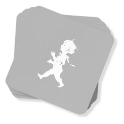 Solstickan Design Solstickan glass coaster 10x10 cm 4 pack, Grey Online