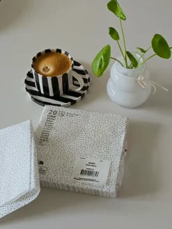 Scandi Essentials Solstickan napkins 33x33 cm 20 pack, -black White Clearance