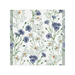 Ekelund Linneväveri Sommar napkin 35x35 cm, blue BlueMultiWhite Sale