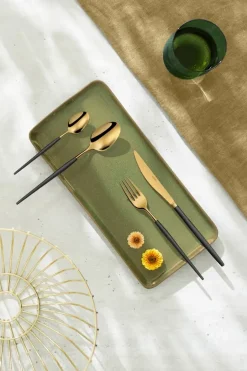 Amefa Soprano cutlery set 16 pieces, Black brass BlackGold-coloured Outlet