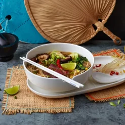Villeroy & Boch Soup Passion chop sticks, porcelain White Clearance